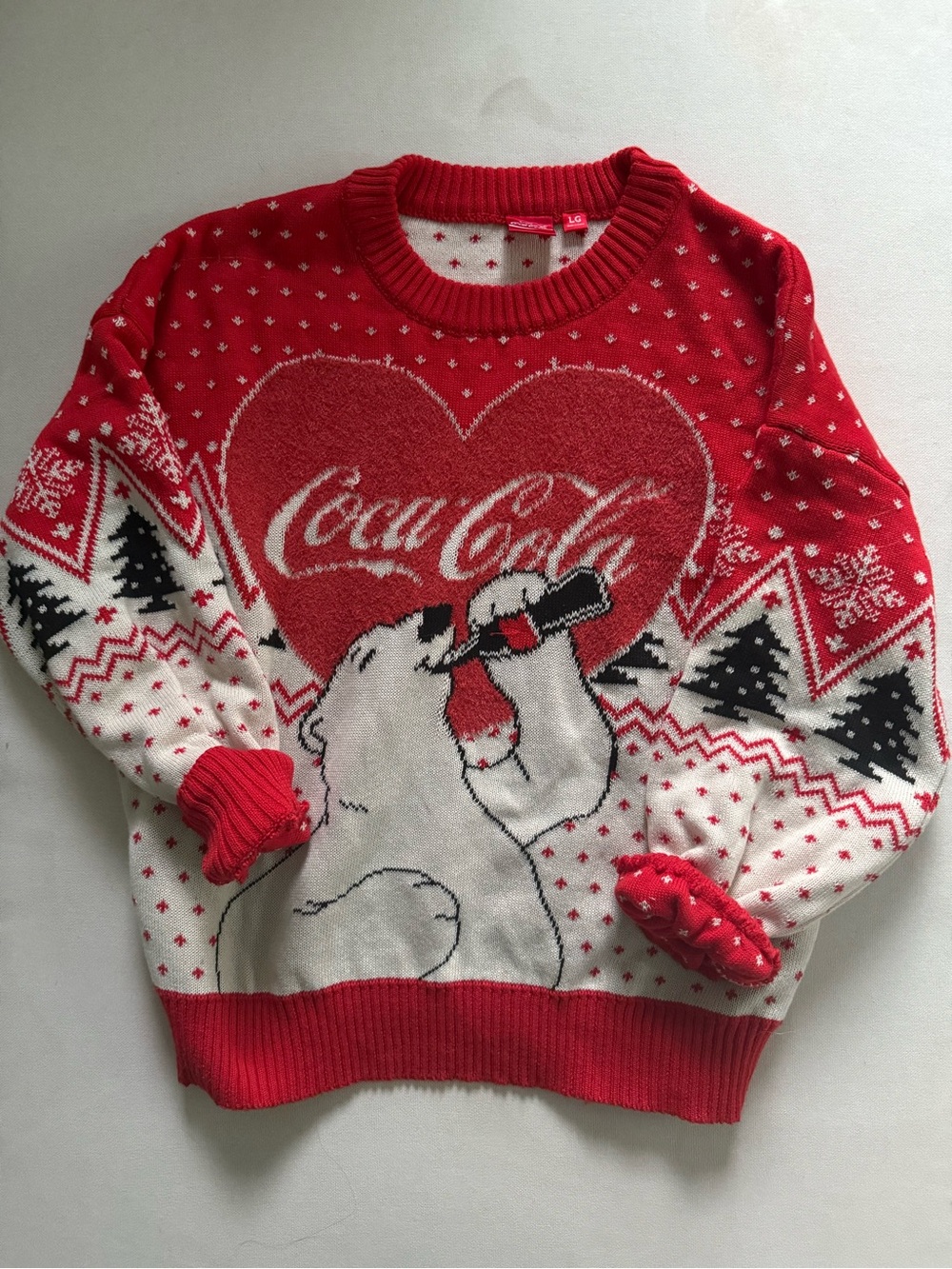 Coca Cola Red Holiday Polar Bear Sweater